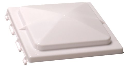 Ventmate 61628 RV Roof Vent Lid For Old Style Jensen RV Vents 14 Inch x 14 Inch White Vent Cover